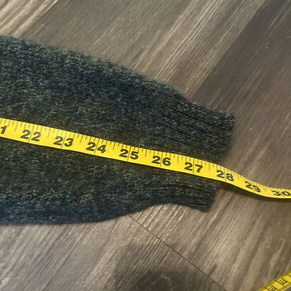 ANTARTEX Men’s Wool V-Neck Sweater Green/Grey Vintage Classic Size XL - Picture 10 of 13